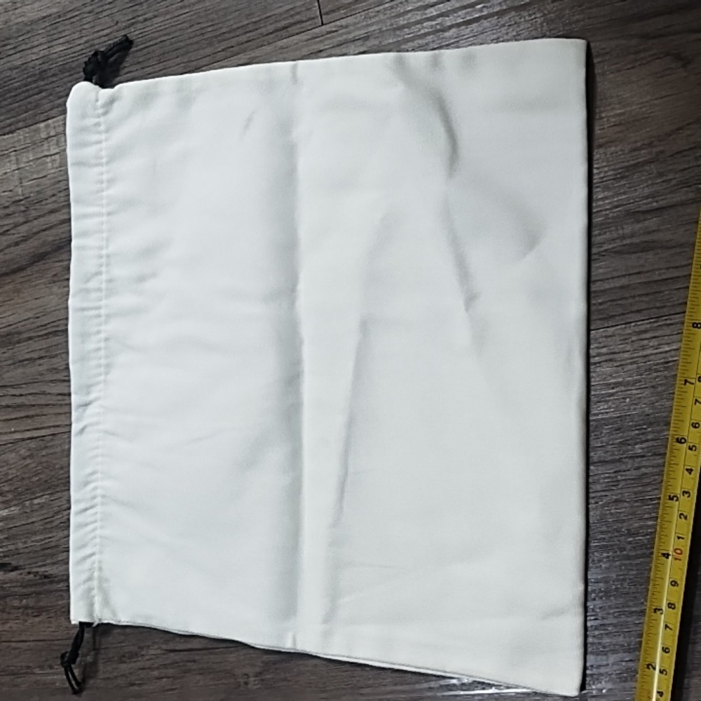 Cream Drawstring Travel Dust Bag - Picture 6 of 6